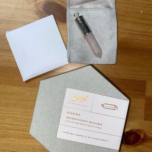 Saje Adore Aromatherapy crystal Necklace